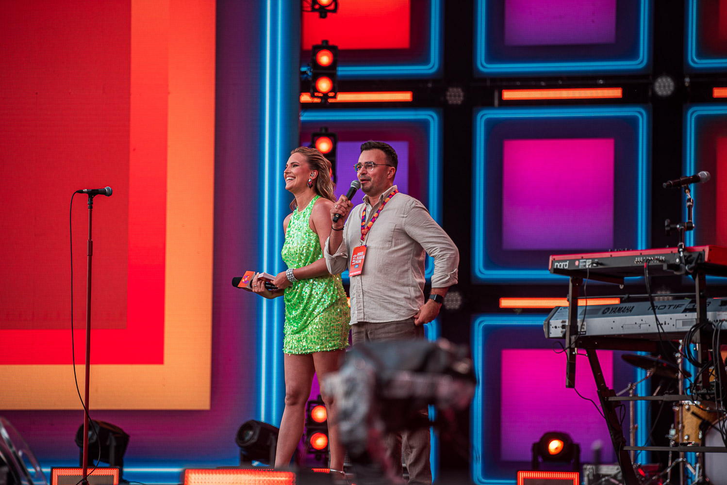 Krystyna Sokołowska i Wicemister Kultury Maciej Wróbel i 